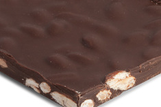 Handmade bars with dark chocolate & almonds 1kg