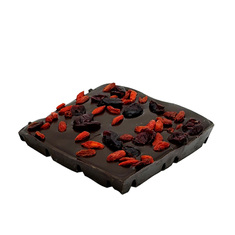 Handmade dark chocolate with dried fruits 90g