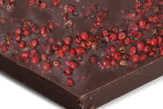 Handmade dark chocolate bars with pepers 1kg