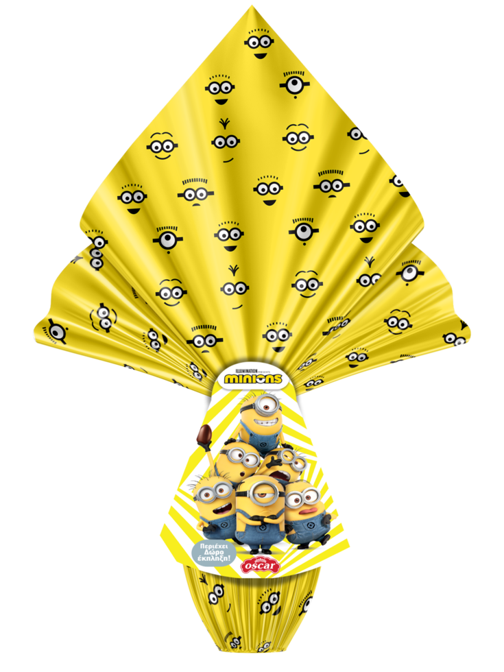 Milk Chocolate Egg MINIONS 150g with Surprise Gift