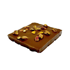 Handmade milk hocolate with pistachios 90g