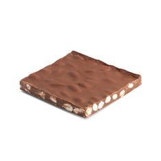 Handmade milk chocolate with almonds 90g