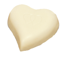 White Chocolate Heart Shaped Treat 2,5kg