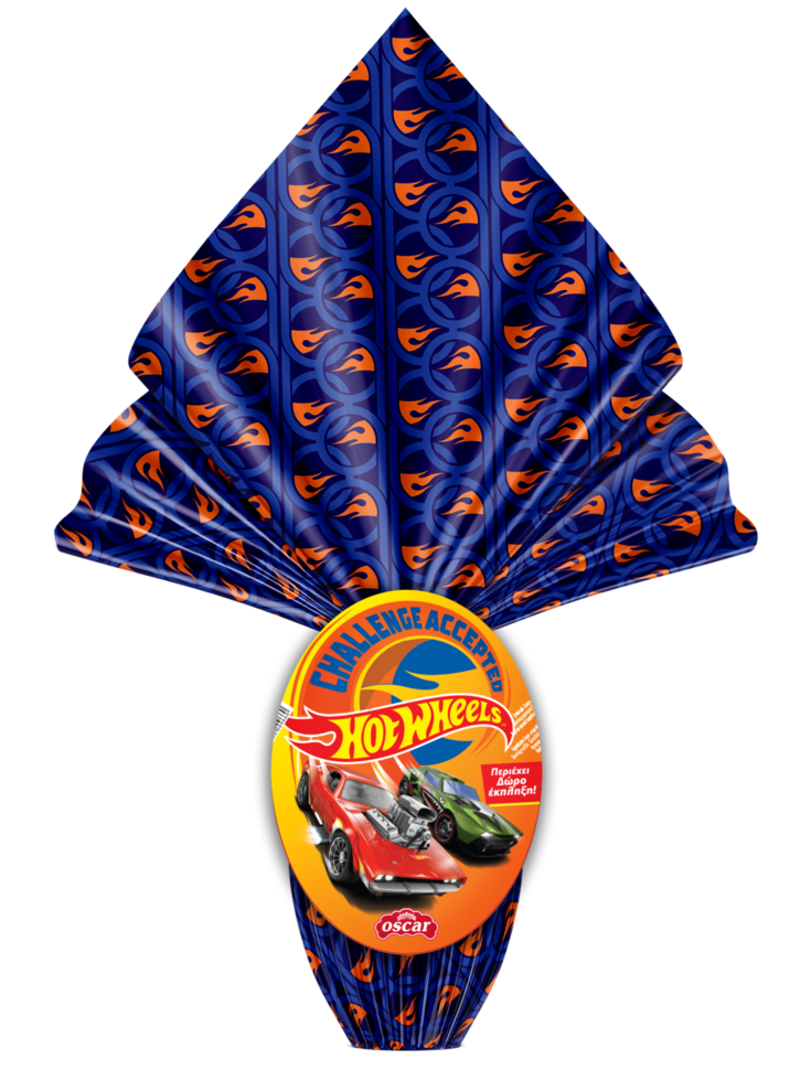 Milk Chocolate Egg HOT WHEELS 80g with Surprise Gift