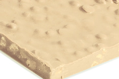 Handmade white chocolate bars with biscuits 1kg