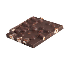 Handmade Dark Chocolate with Hazelnuts 90g