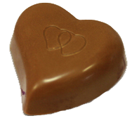 Milk Chocolate Heart Shaped Treat 2,5kg