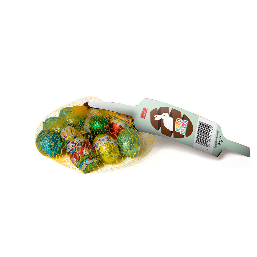 Διχτάκι με Πασχαλινή ποικιλία απομίμησης σοκολάτας 90g