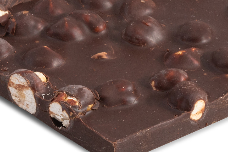 Handmade bars with dark chocolate & hazelnuts 1kg